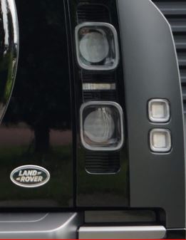 Defender verlichting donker smoke achterlichten
