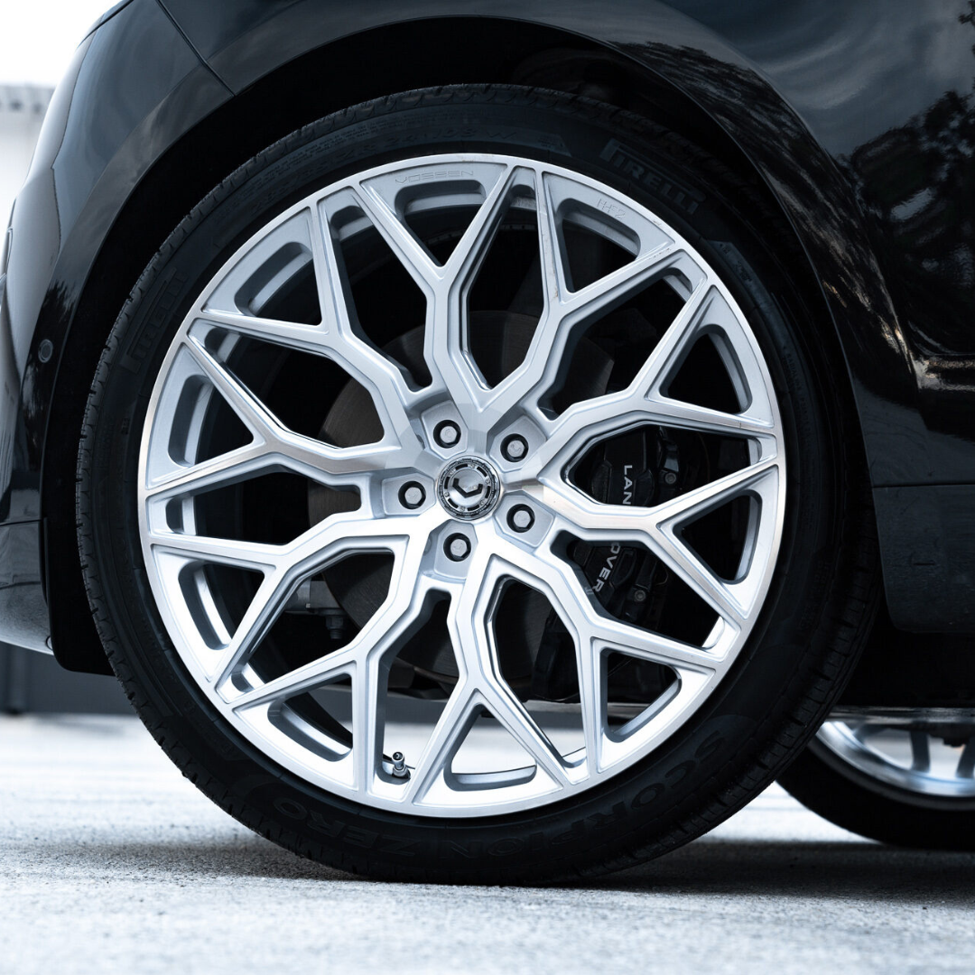 Velg set Vossen HF-2 Hybrid Forged Series - Satin Silver