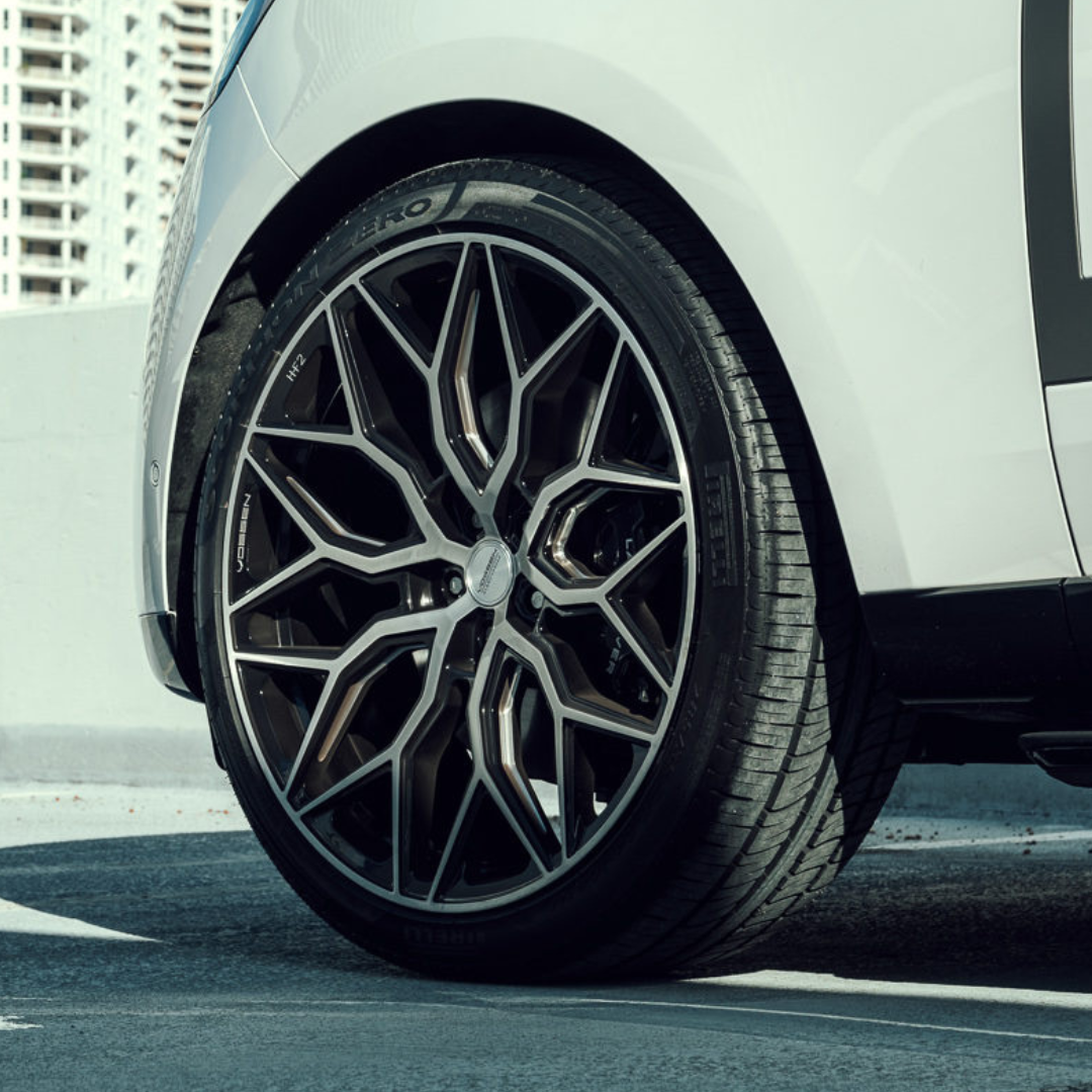 Velg set Vossen HF-2 Hybrid Forged Series - Brushed Gloss Black