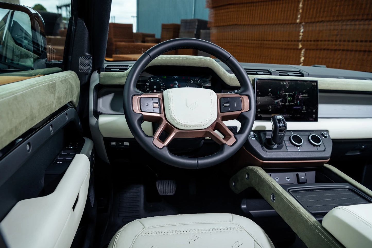 Interieur bekleding Defender - Stuurwiel