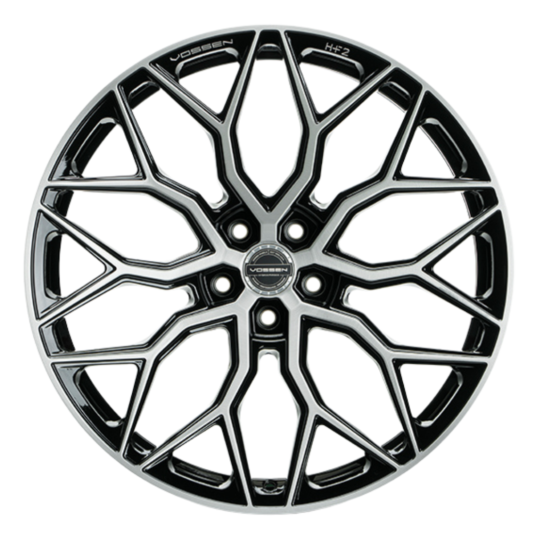 Velg set Vossen HF-2 Hybrid Forged Series - Brushed Gloss Black