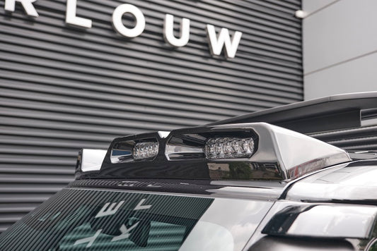 Defender Ledbar verstralers op dak