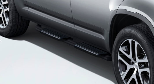 Vaste Side Steps zwart Defender 110-130