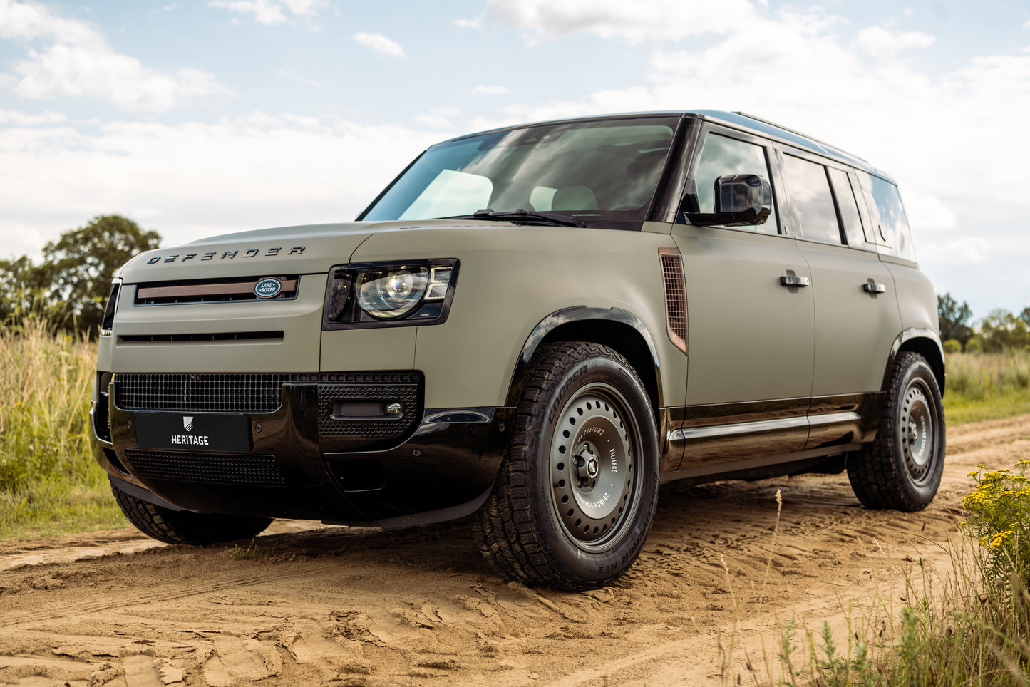 Velg Defender Heritage Customs 20" - Rock Dust - mat zwart