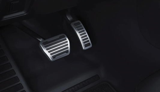 RVS pedalen Defender