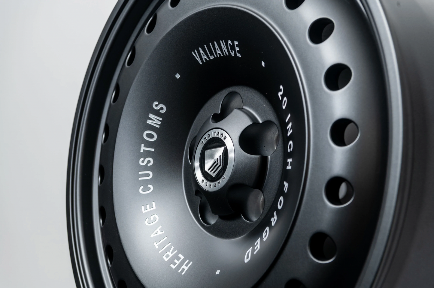 Velg Defender Heritage Customs 20" - Rock Dust - mat zwart