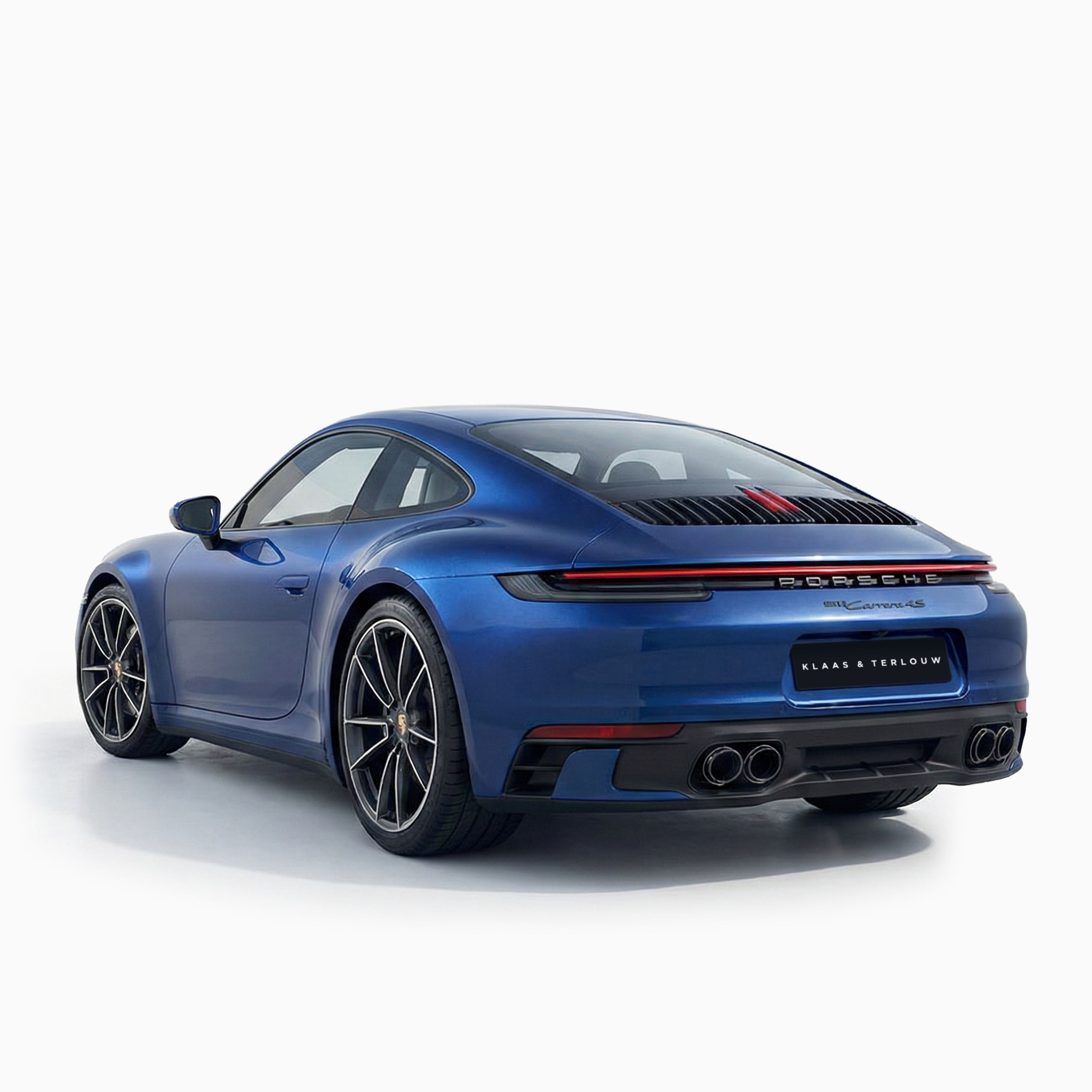 Sport uitlaateindstuk zwart Porsche 911 / 992