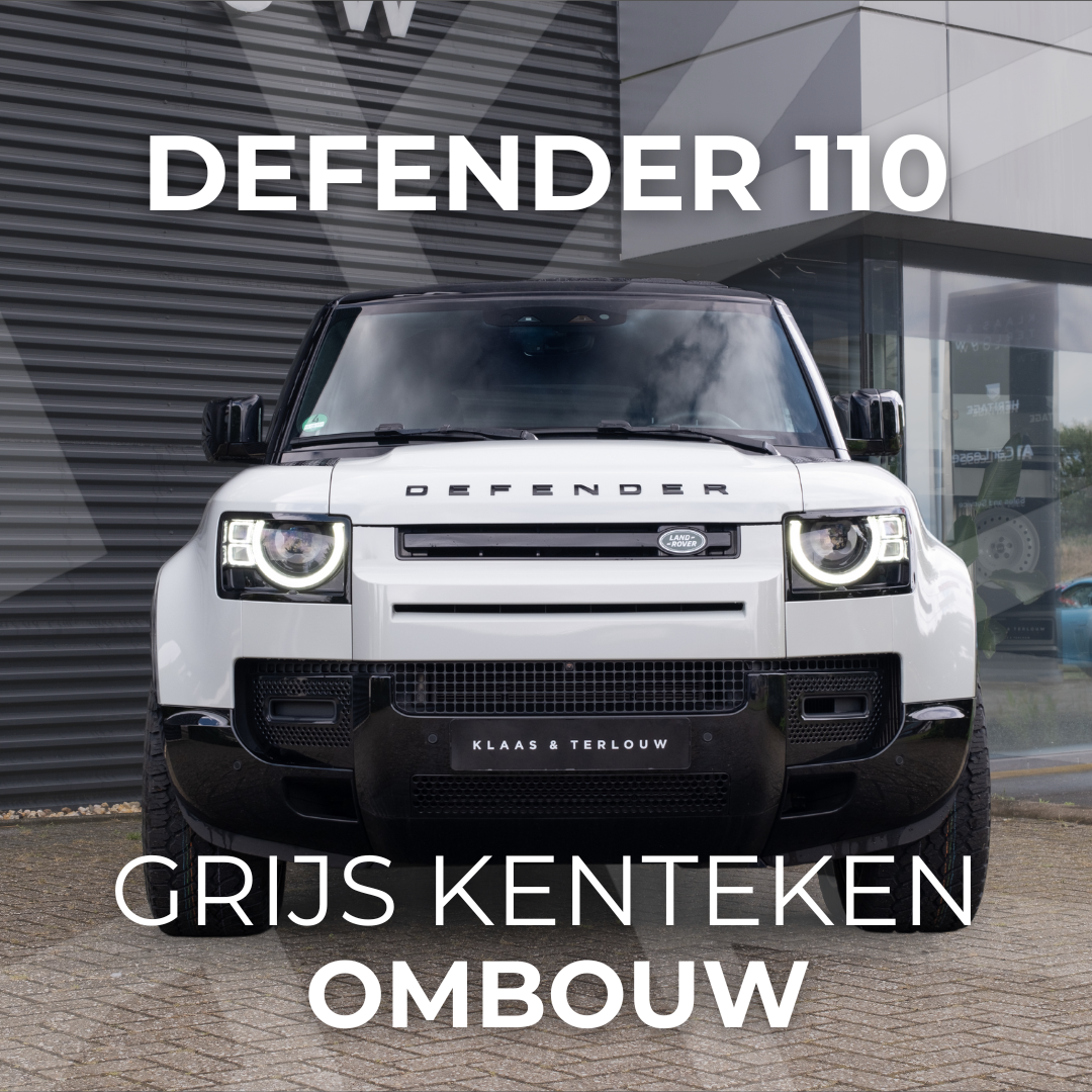 Defender 110 Grijs Kenteken Ombouw - Laag/Hoog Schot