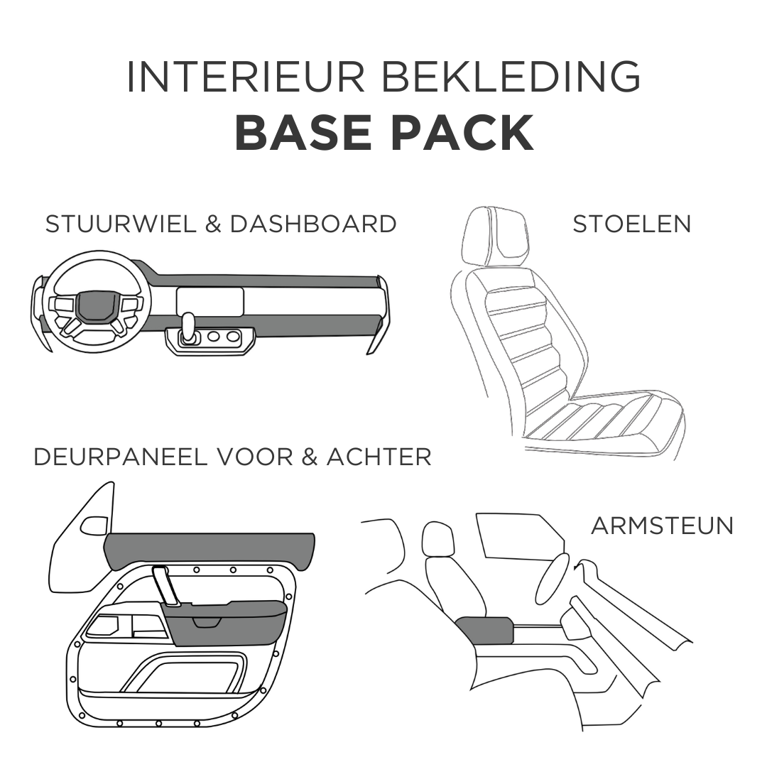 Interieur bekleding Defender - Base Pack