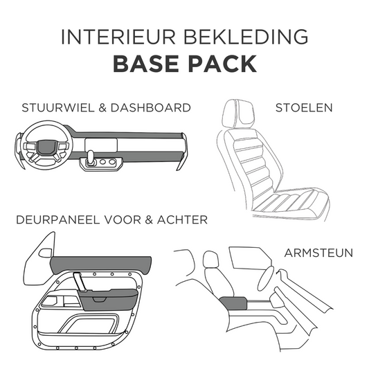 Interieur bekleding Defender - Base Pack