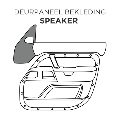 Interieur bekleding Defender - Deurpaneel speakers