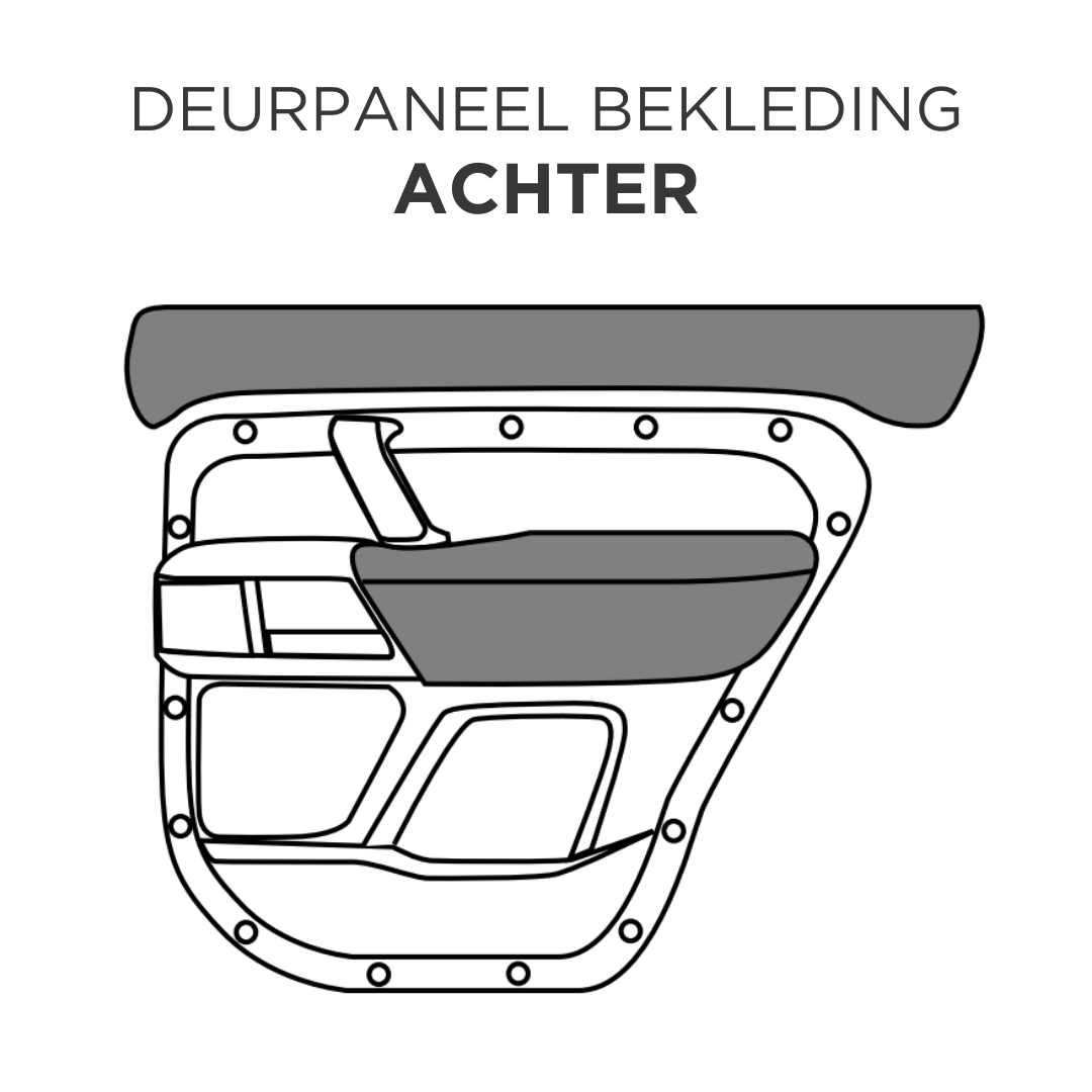 Interieur bekleding Defender - Deurpaneel achter