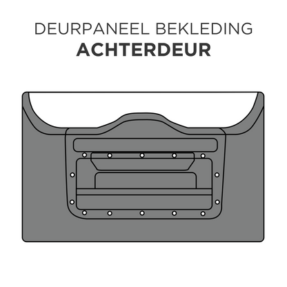 Interieur bekleding Defender - Paneel Achterdeur