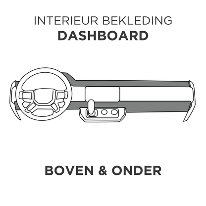 Interieur bekleding Defender - Dashboard - Boven & Onder