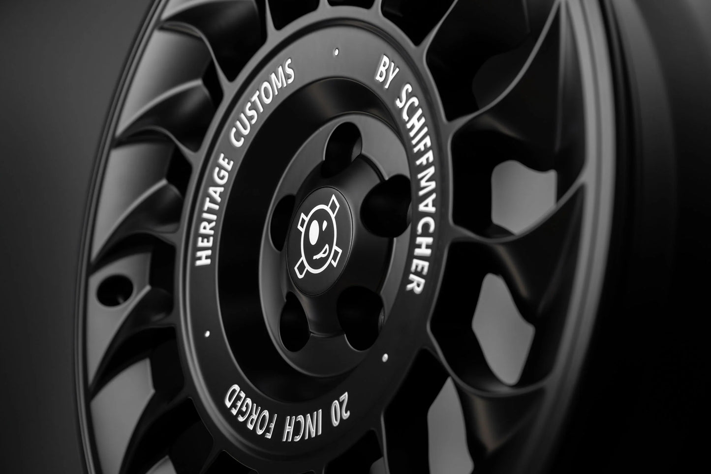 Velg Defender Heritage Customs 20" - Black Turbine - By Schiffmacher