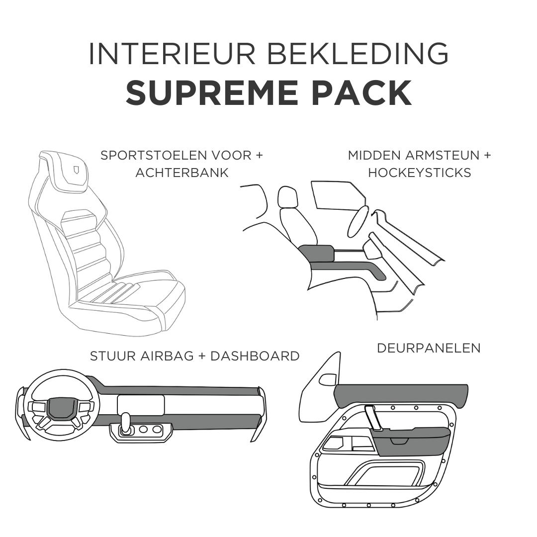 Interieur bekleding Defender - Supreme Pack