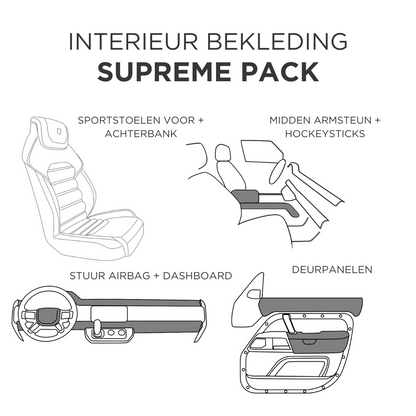 Interieur bekleding Defender - Supreme Pack