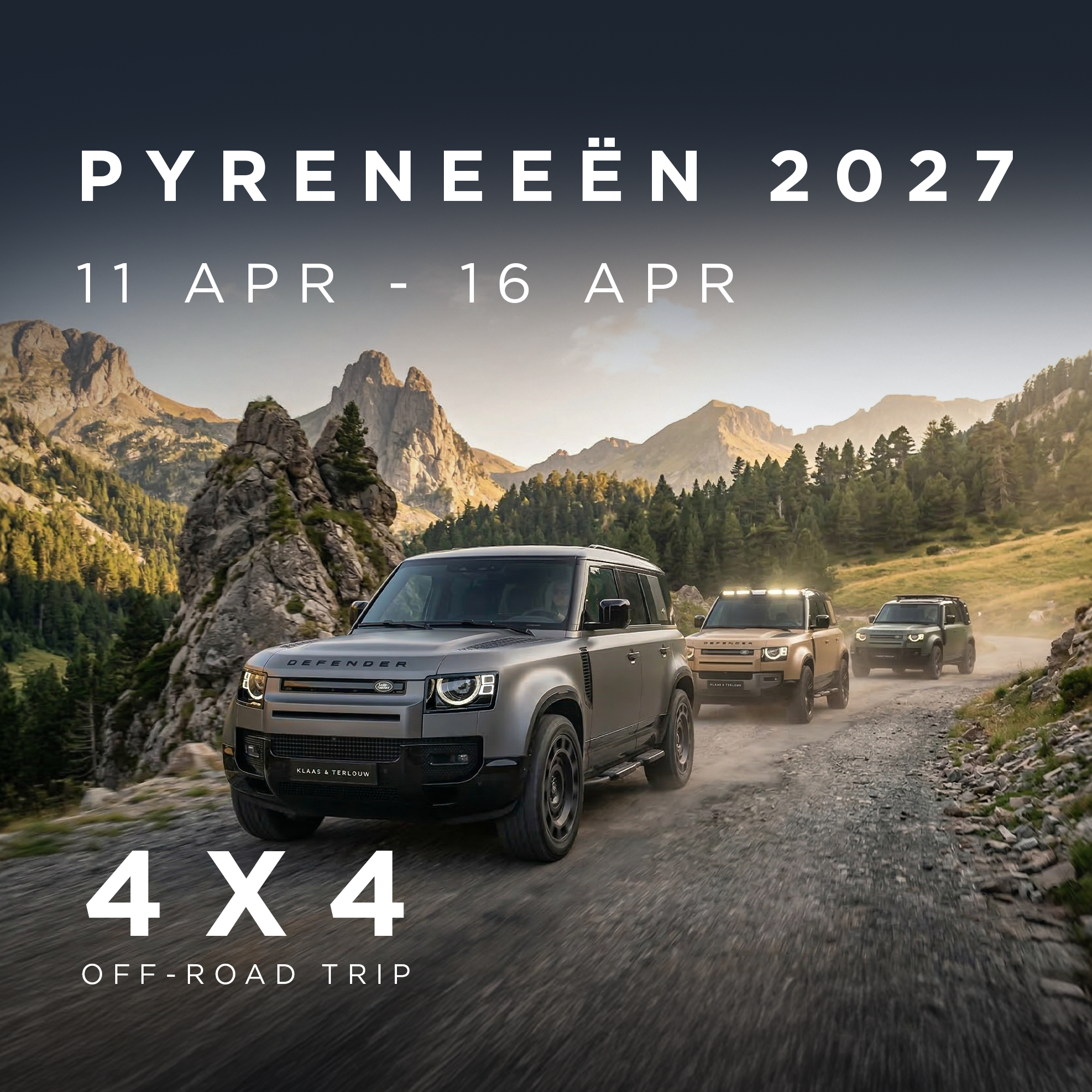 Land Rover reis Spaanse Pyreneeën 2027