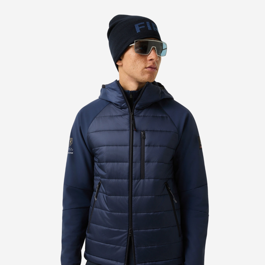 Bogner x Klaas & Terlouw, A1 Car Lease | Anian gewatteerde softshelljas donkerblauw