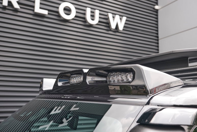 Defender Ledbar verstralers op dak