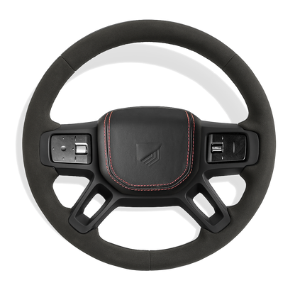 Custom Defender alcantara stuurwiel configurator