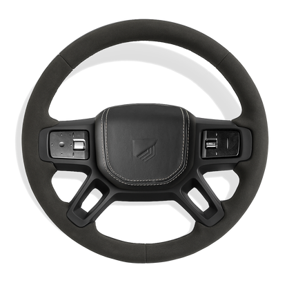 Custom Defender alcantara stuurwiel configurator