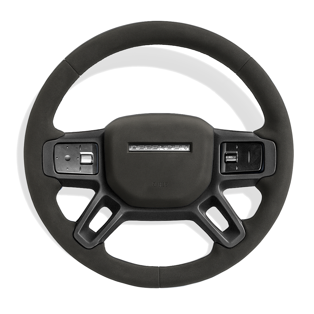 Custom Defender alcantara stuurwiel configurator