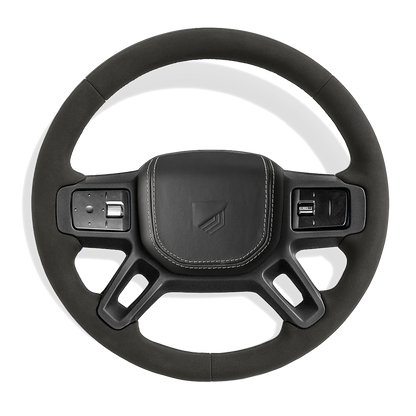 Custom Defender alcantara stuurwiel configurator
