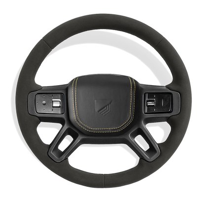 Custom Defender alcantara stuurwiel configurator