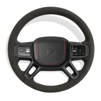 Custom Defender alcantara stuurwiel configurator