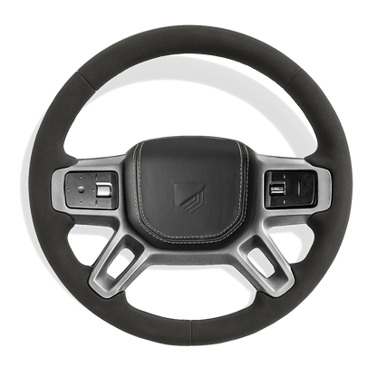 Custom Defender alcantara stuurwiel configurator