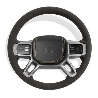Custom Defender alcantara stuurwiel configurator