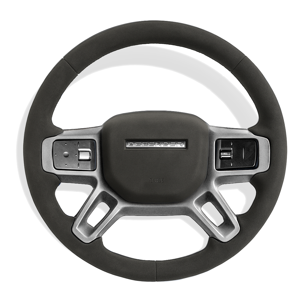 Custom Defender alcantara stuurwiel configurator