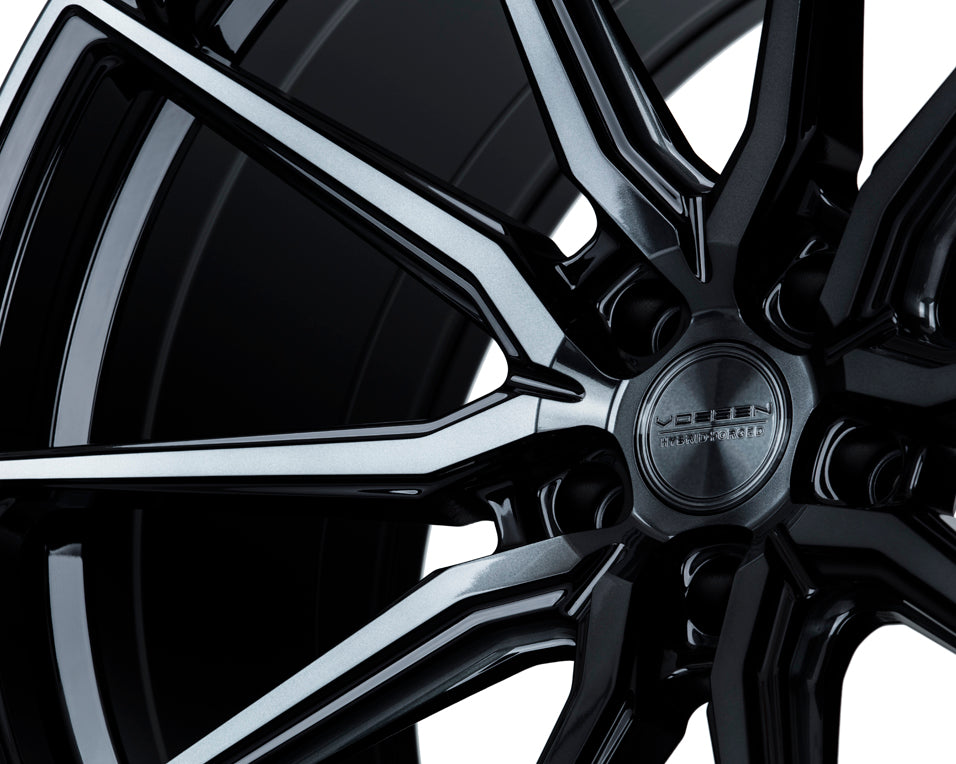 Velg set Vossen HF-3 Hybrid Forged Series - Double Tinted Gloss Black