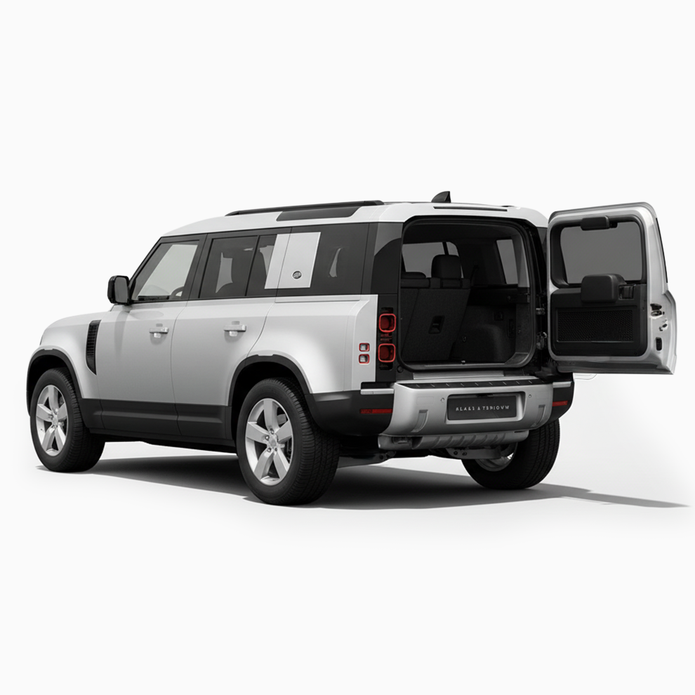 Beschermplaat achterbumper Defender - Hoogglans zwart