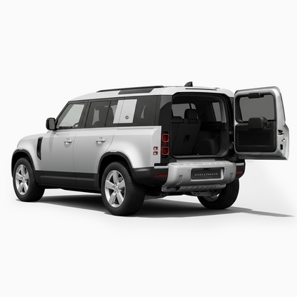 Beschermplaat achterbumper Defender - RVS