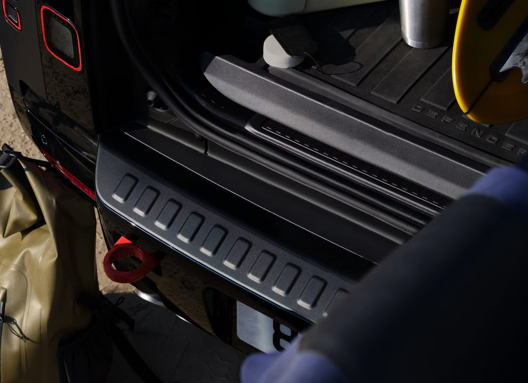 Beschermplaat achterbumper Defender origineel - Zwart