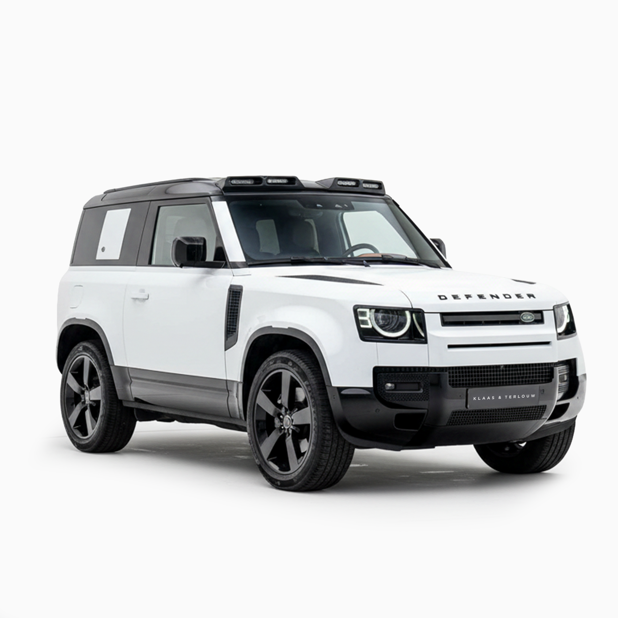 Defender Ledbar verstralers op dak