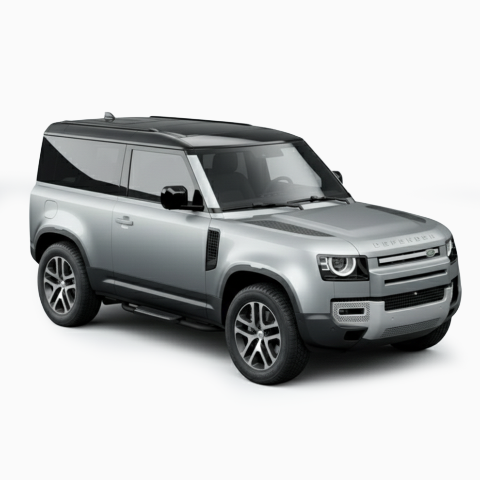 Vaste Side Steps zwart Defender - 90