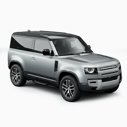 Vaste Side Steps zwart Defender - 90