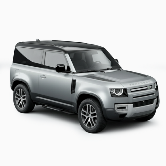 Vaste Side Steps zwart Defender - 90
