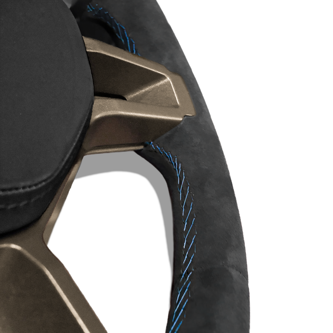 Custom Defender alcantara stuurwiel configurator