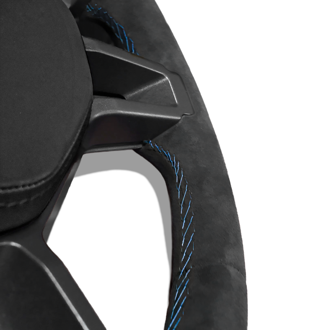 Custom Defender alcantara stuurwiel configurator