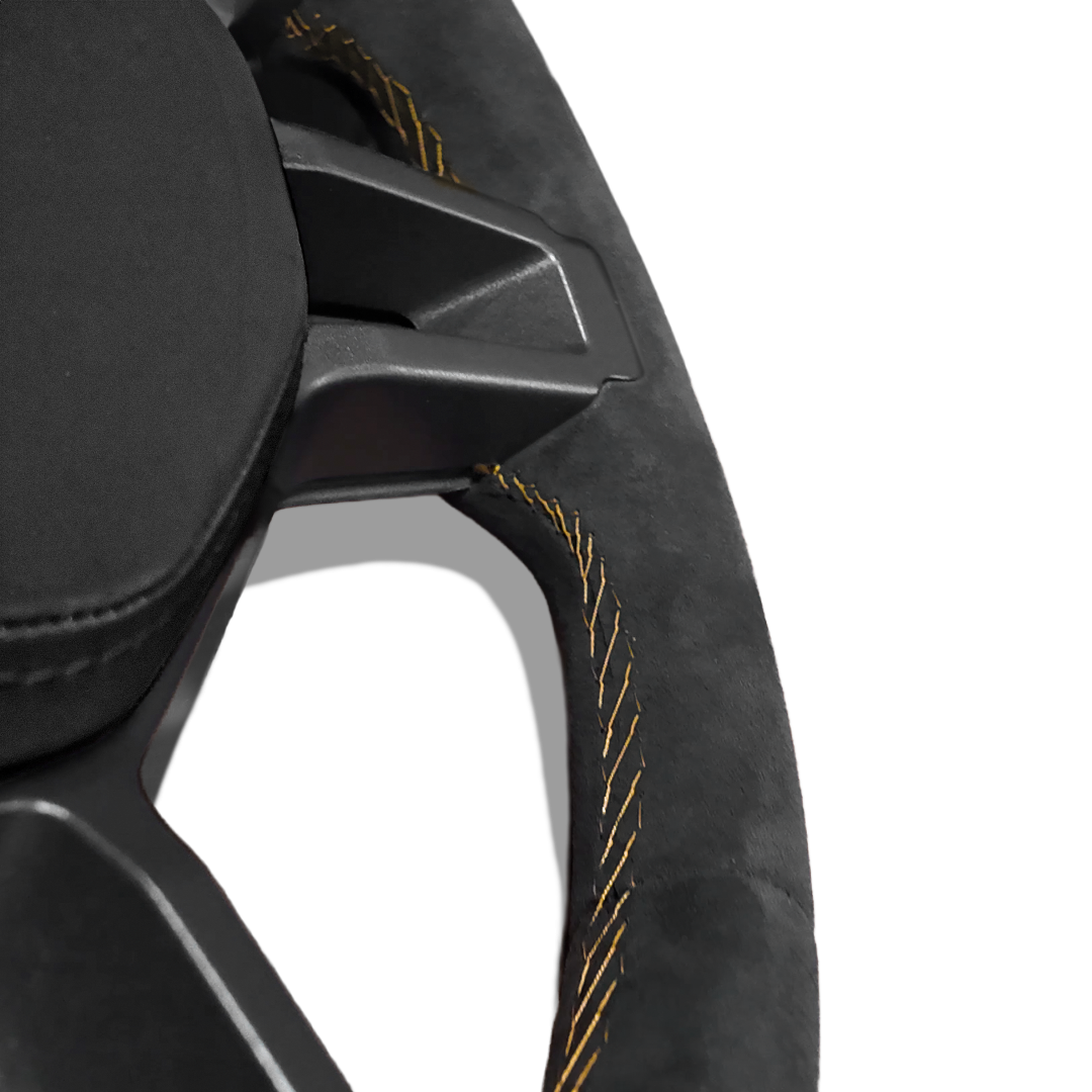 Custom Defender alcantara stuurwiel configurator