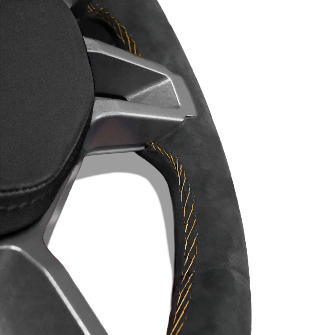 Custom Defender alcantara stuurwiel configurator