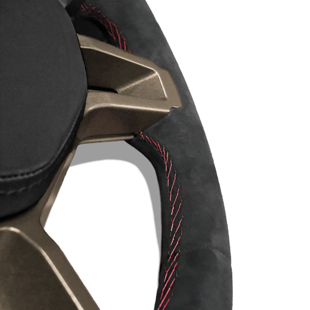 Custom Defender alcantara stuurwiel configurator