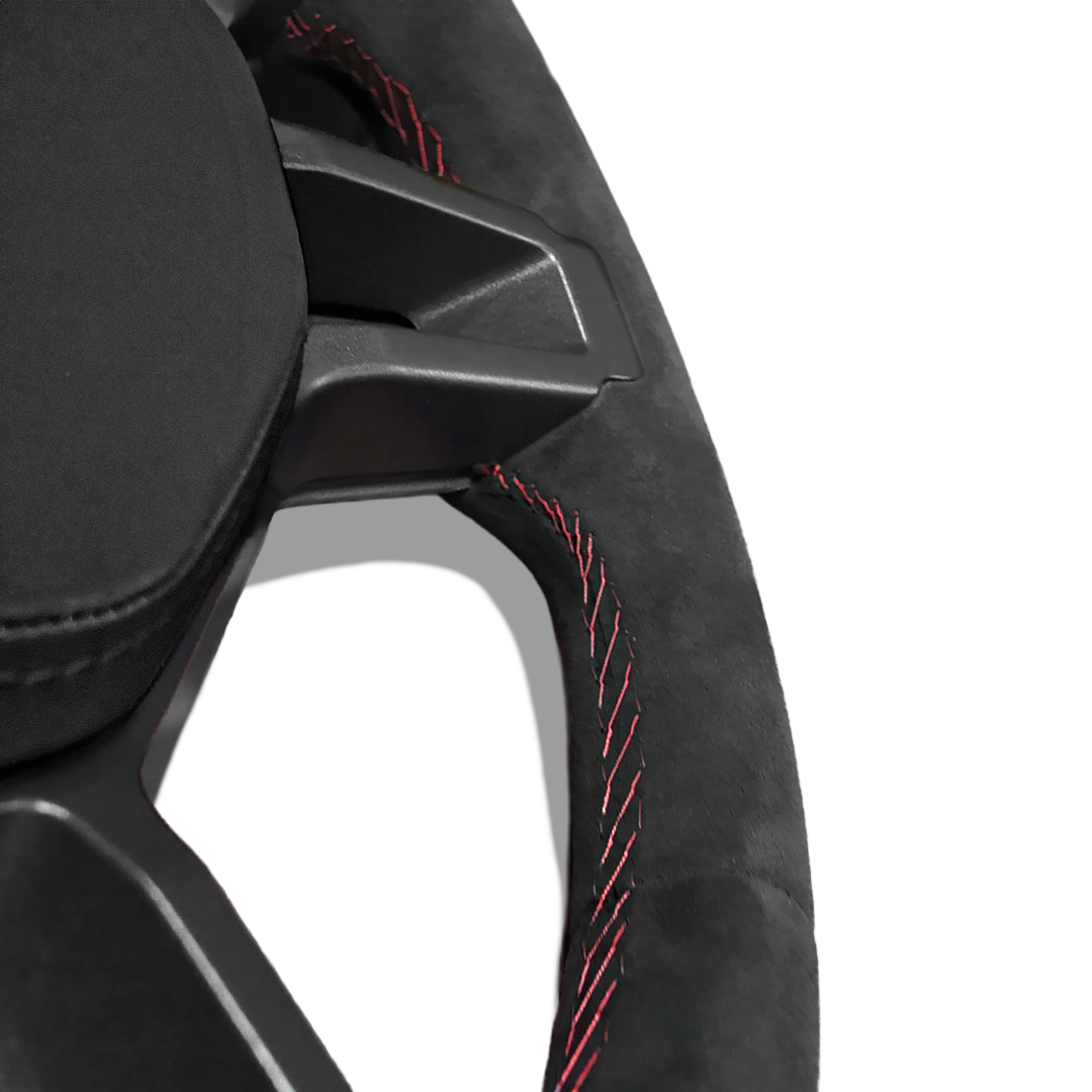 Custom Defender alcantara stuurwiel configurator