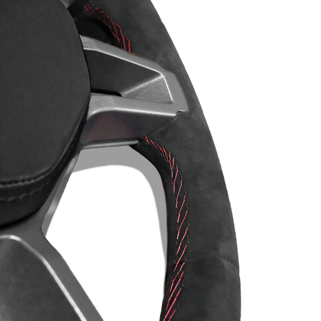 Custom Defender alcantara stuurwiel configurator