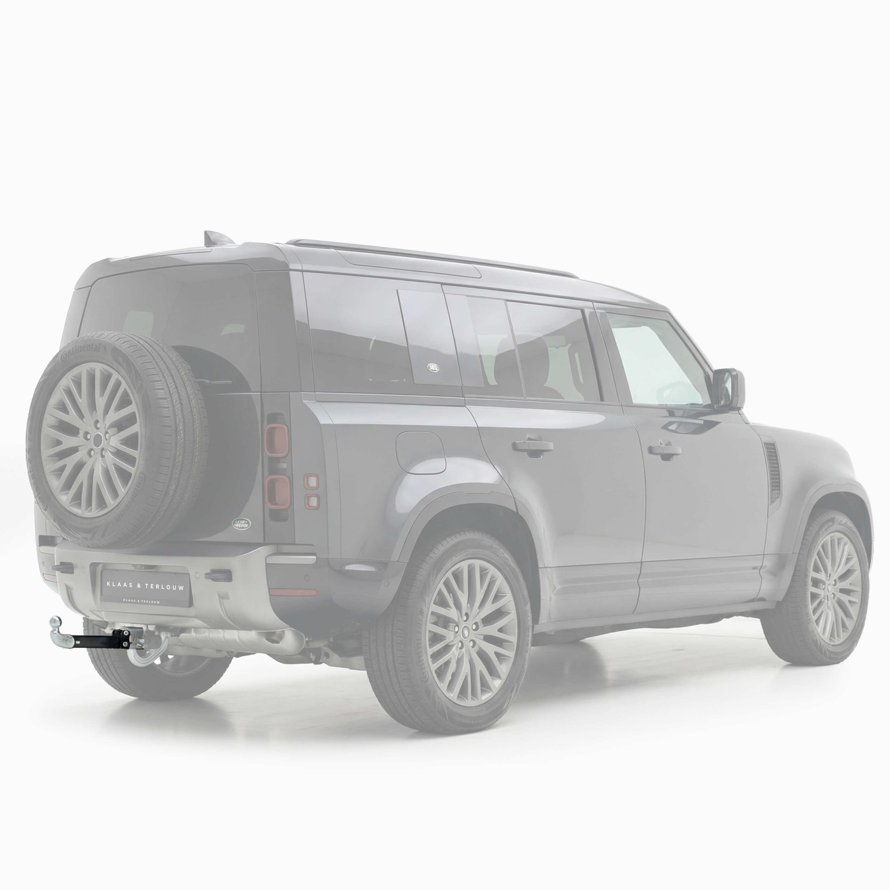 Fietsdrager verlenger voor trekhaak Land Rover Defender