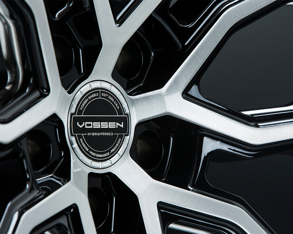 Velg set Vossen HF-2  Hybrid Forged Series - Brushed Gloss Black